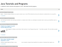 Tablet Screenshot of javatutorialprograms.com